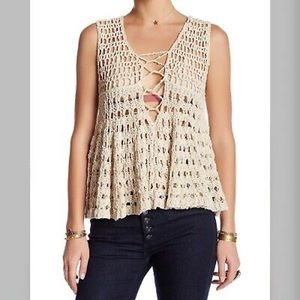 Free People Crochet Top